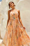 Daylight Midi Dress - Peach | Sage and Paige AUS.