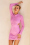 Final Countdown Knit Mini Dress - Pink | Sage and Paige AUS.