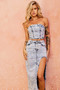 Clean Lines Denim Midi Skirt - Denim Blue | Sage and Paige AUS.
