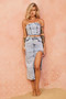 Clean Lines Denim Midi Skirt - Denim Blue | Sage and Paige AUS.