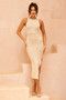 Easy Love Knit Midi Dress - Cream | Sage and Paige AUS.