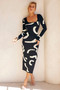 Wish I Had You Midi Dress - Black | Sage and Paige AUS.