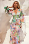 Fine Sweet Maxi Dress - Mint Multi | Sage and Paige AUS.