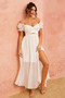 Perfect Storm Maxi Dress - White | Sage and Paige AUS.