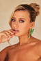 Tropics Earrings - Green | Sage and Paige AUS.