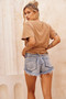 Rule Breaker Denim Shorts - Washed Blue | Sage and Paige AUS.