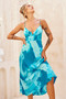 Art Of Love Midi Dress - Aqua | Sage and Paige AUS.