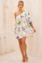 In Our Dreams Mini Dress - White Multi | Sage and Paige AUS.