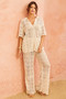 Heat Wave Crochet Pants - Beige | Sage and Paige AUS.