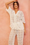 Heat Wave Crochet Pants - White | Sage and Paige AUS.