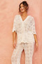 Heat Wave Crochet Pants - White | Sage and Paige AUS.