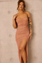 Last Dance Midi Dress - Mocha