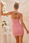 One Mila Mini Dress - Pink | Sage and Paige AUS.