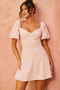 High Degree Mini Dress - Blush | Sage and Paige AUS.