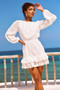 Heidi Mini Dress - White | Sage and Paige AUS.