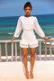 Heidi Mini Dress - White | Sage and Paige AUS.