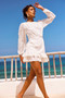 Heidi Mini Dress - White | Sage and Paige AUS.