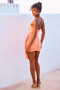 Art Of Love Mini Dress - Neon Orange | Sage and Paige AUS.