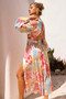 Tara Midi Dress - Red Multi | Sage and Paige AUS.