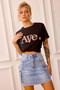 Treat Time Cargo Mini Skirt - Washed Blue | Sage and Paige AUS.