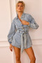 Monroe Denim Playsuit - Washed Blue | Sage and Paige AUS.