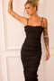 The Lineup Midi Dress - Black | Sage and Paige AUS.