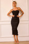 The Lineup Midi Dress - Black | Sage and Paige AUS.