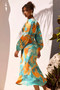 Young And In Love Midi Dress - Blue Multi | Sage and Paige AUS.