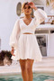 First Date Mini Dress - White | Sage and Paige AUS.
