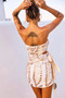 Easy Shine Mini Dress - White Gold | Sage and Paige AUS.