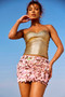 Main Character Mini Skirt - Pink Gold | Sage and Paige AUS.