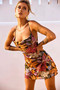 Golden Market Mini Dress - Multi | Sage and Paige AUS.