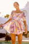 Look My Way Mini Dress - Purple Multi | Sage and Paige AUS.