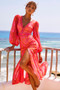 Shea Maxi Dress - Red | Sage and Paige AUS.
