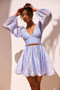 First Date Mini Dress - Cornflower | Sage and Paige AUS.