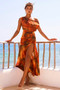 Always Yours Maxi Dress - Orange | Sage and Paige AUS.