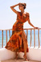 Always Yours Maxi Dress - Orange | Sage and Paige AUS.