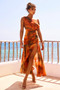 Always Yours Maxi Dress - Orange | Sage and Paige AUS.