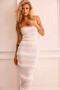 The Lineup Midi Dress - White | Sage and Paige AUS.