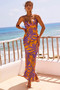 May In A Mood Maxi Dress - Purple Multi | Sage and Paige AUS.