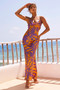 May In A Mood Maxi Dress - Purple Multi | Sage and Paige AUS.