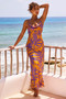 May In A Mood Maxi Dress - Purple Multi | Sage and Paige AUS.