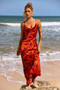 May In A Mood Maxi Dress - Red Multi | Sage and Paige AUS.