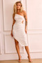 Anya Lace Midi Dress - White | Sage and Paige AUS.