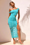 Moon Child Maxi Dress - Aqua | Sage and Paige AUS.