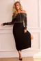 Laurel Midi Skirt - Black | Sage and Paige AUS.
