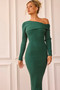 Moondive Midi Dress - Forest Green | Sage and Paige AUS.