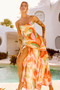 All For Her Maxi Dress - Orange Multi | Sage and Paige AUS.