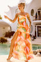 All For Her Maxi Dress - Orange Multi | Sage and Paige AUS.