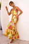 All For Her Maxi Dress - Green Multi | Sage and Paige AUS.